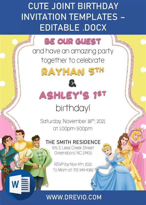 joint birthday party invite|free joint birthday invitation templates.